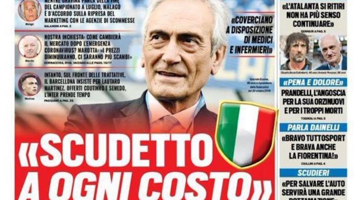 Rassegna stampa Juve: le prime pagine dei quotidiani sportivi - 27 marzo 2020 42 tuttosport 35