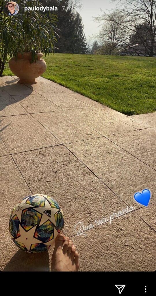 Dybala è voglioso di tornare in campo: «Che sia presto» - FOTO 39 WhatsApp Image 2020 04 04 at 18.36.51