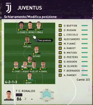 Juventus eSports: le scelte di formazione della doppia finale del torneo 39 finale Juve Cagliari