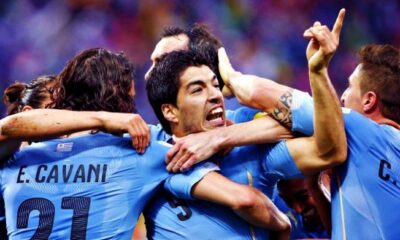 suarez esultanza uruguay giugno 2014