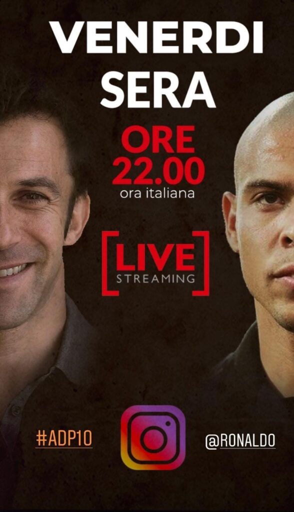 Del Piero in diretta con Ronaldo: le parole dei due campioni del mondo 39 Del Piero Ronaldo