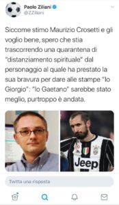 Ziliani attacca ancora Chiellini: «Tommasi non dice niente?» 42 WhatsApp Image 2020 05 16 at 13.33.33