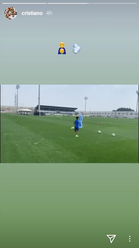 Cristiano Ronaldo, compagno di allenamento speciale al JTC - FOTO 39 cristiano ronaldo 3