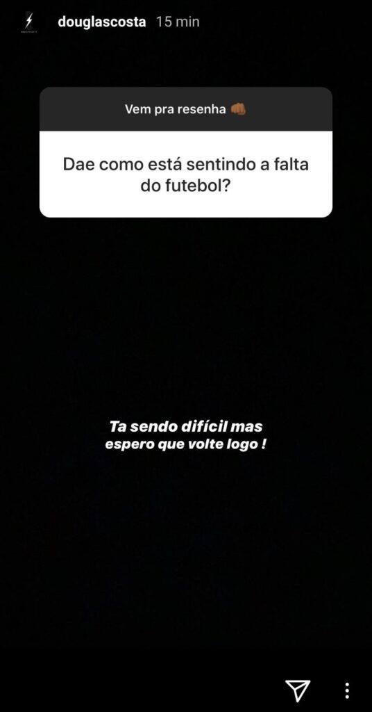 Douglas Costa e la nostalgia del calcio: «È difficile, spero che torni presto» 39 douglas costa 1