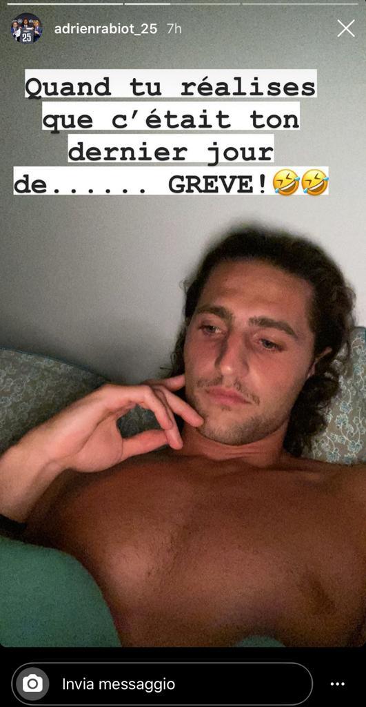 Rabiot ironico coi media: «Quando ti rendi conto che lo sciopero è finito» - FOTO 41 rabiot 2