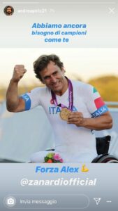 Zanardi, la vicinanza di Pirlo: «Abbiamo ancora bisogno di te» 39 WhatsApp Image 2020 06 20 at 22.44.21