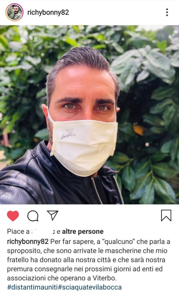 Mascherine Bonucci, il fratello: «Qualcuno parla a sproposito...» 39 fratello bonucci