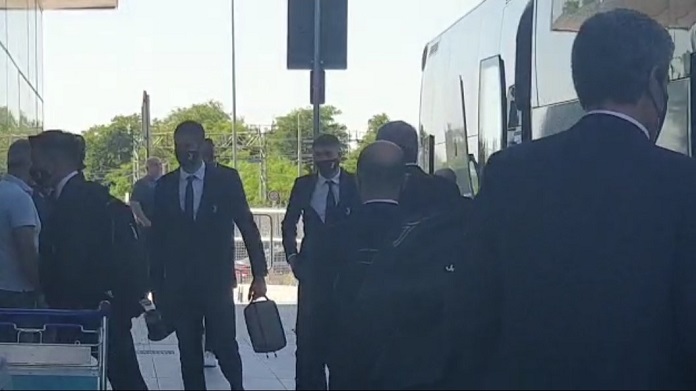 Bologna-Juve: bianconeri a Caselle per la partenza verso l'Emilia - VIDEO 38 juve caselle aeroporto