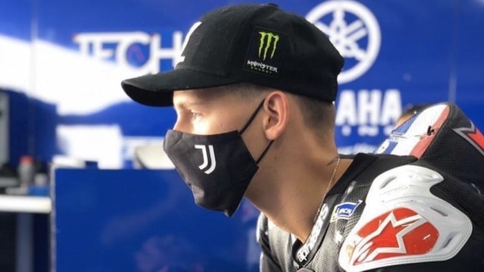 Quartararo ringrazia Ronaldo: «Ti auguro il meglio, idolo» - FOTO 36 quartararo mascherina juve