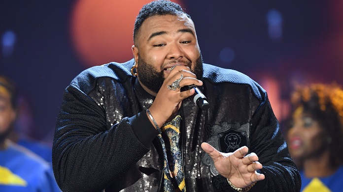 Finale Coppa Italia Napoli-Juventus: Sergio Sylvestre apre le danze con l'inno d'Italia 36 sergio sylvestre