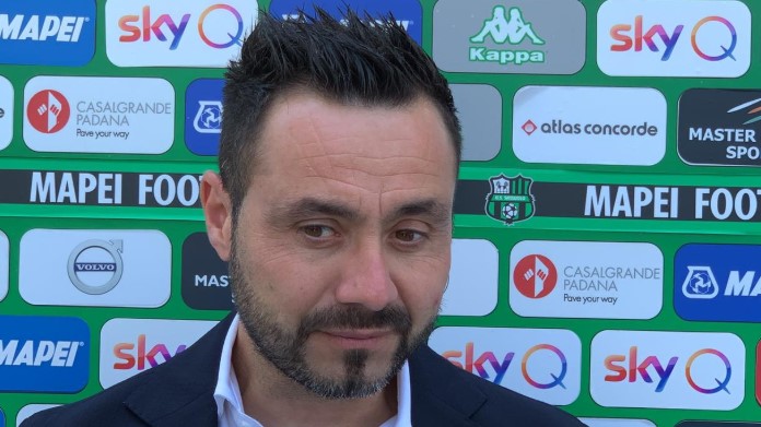 De Zerbi: «Nel secondo tempo volevo vincerla. La Juve mi piace» 36 De Zerbi Sassuolo