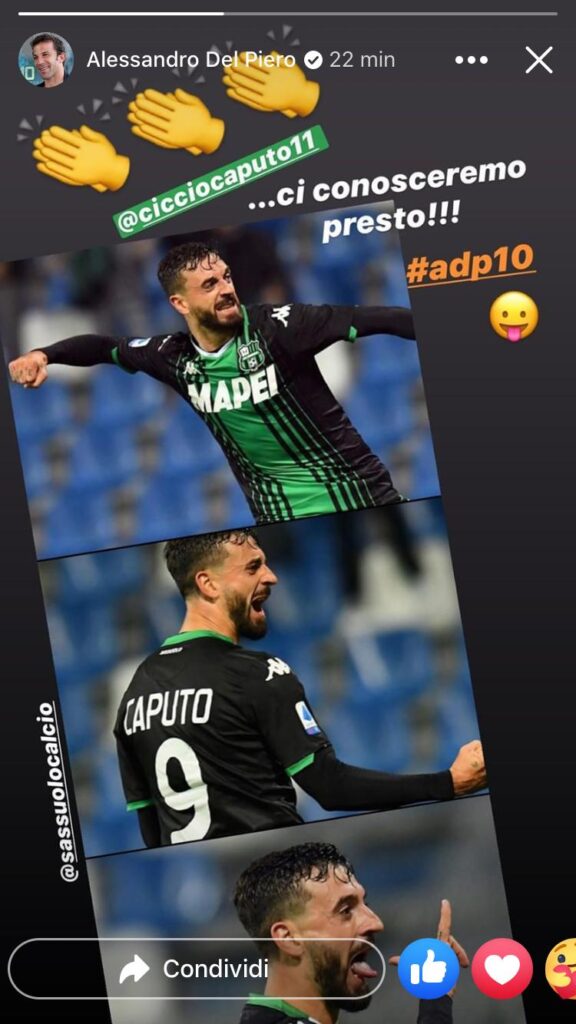 Del Piero paga la scommessa a Caputo: cena insieme - FOTO 39 Unknown 2