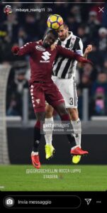 Gaffe Niang sui social: cita Chiellini in campo, ma non è convocato - FOTO 39 WhatsApp Image 2020 07 04 at 17.13.25