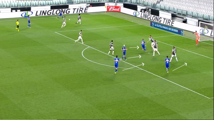 LAVAGNA TATTICA - La Juve e Alex Sandro soffrono troppo nei cross 44 juve sarri alex sandro sampdoria