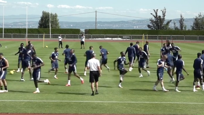 Lione, Rudi Garcia prepara la sfida con la Juve - VIDEO 36 lione allenamento