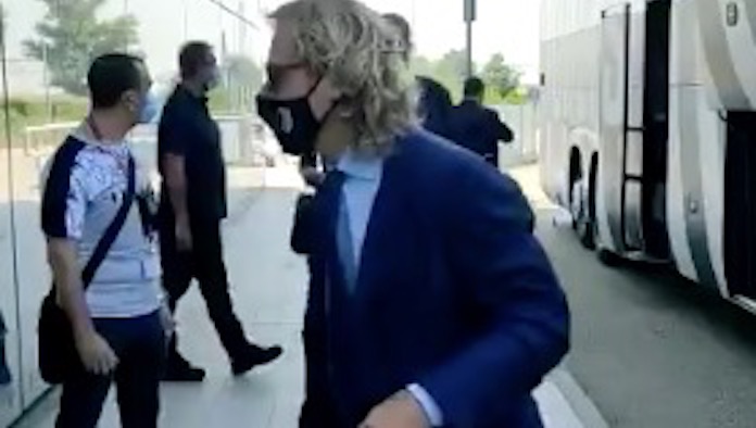 Juventus in partenza per Cagliari dall'aeroporto di Caselle - VIDEO 38 nedved