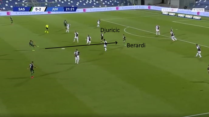 LAVAGNA TATTICA - La Juve non riesce a pressare il Sassuolo 48 juve sarri