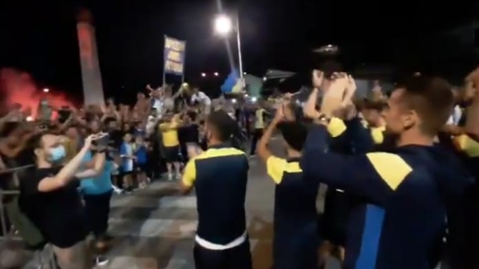 Carrarese-Juventus U23: tifosi in delirio fuori dallo Stadio dei Marmi - VIDEO 38 tifosi carrarese