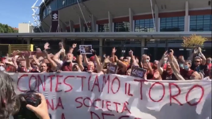 Torino, contestazione dei tifosi prima del derby con la Juve - FOTO 36 torino tifosi contestazione