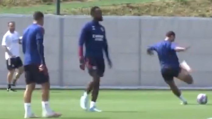 Allenamento Lione: i francesi si preparano in vista della Juve - VIDEO 36 Lione