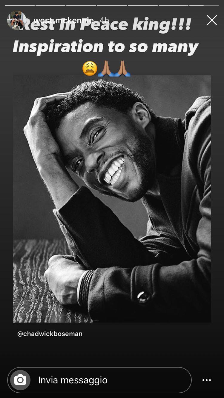 Chadwick Boseman, McKennie: «Di isperazione per tanti» 39 WhatsApp Image 2020 08 29 at 17.44.53