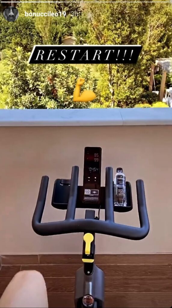 Bonucci, primo allenamento dopo le vacanze: «Restart» - FOTO 39 bonucci 1
