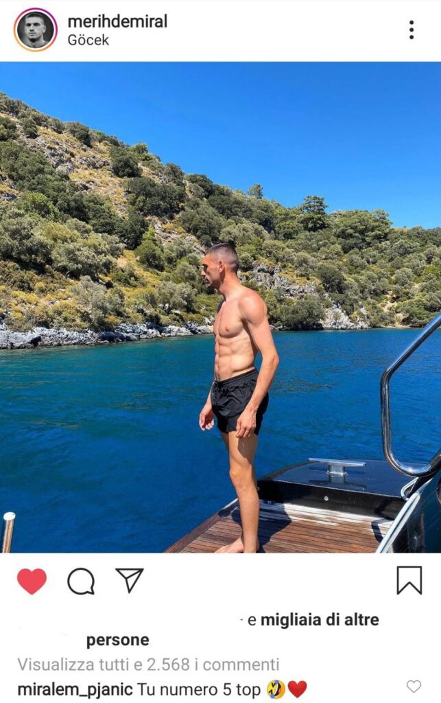 Pjanic nomina il "successore": «Tu il numero 5 top» - FOTO 39 demiral pjanic