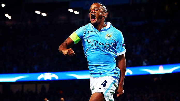 Kompany annuncia il ritiro: resterà all'Anderlecht come allenatore 36 kompany esultanza manchester city settembre 2015