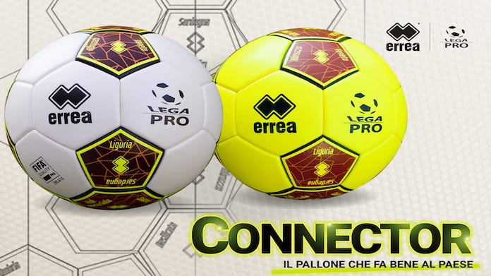 Pallone Serie C 2020/21: arriva Connector firmato Errea - FOTO 36 pallone serie c lega pro 2020 2021 connector errea