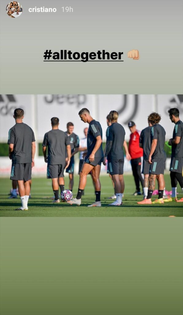 Cristiano Ronaldo motiva la Juve: il messaggio del portoghese verso il Lione - FOTO 39 ronaldo