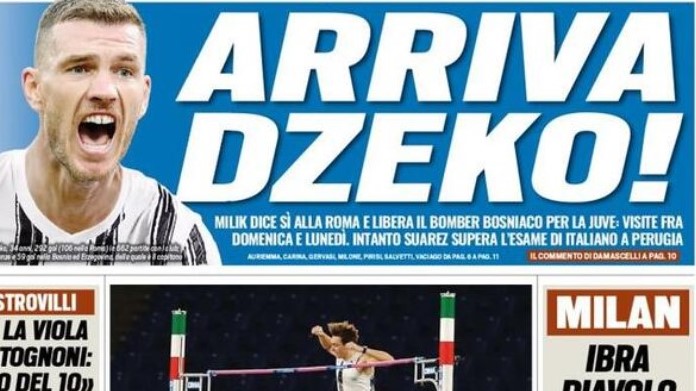 Rassegna stampa Juve: prime pagine quotidiani sportivi - 18 settembre 2020 42 Titolo Tuttosport 18 settembre 2020