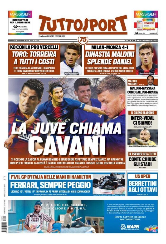 Rassegna stampa Juve: prime pagine quotidiani sportivi - 6 settembre 2020 45 WhatsApp Image 2020 09 06 at 01.18.45