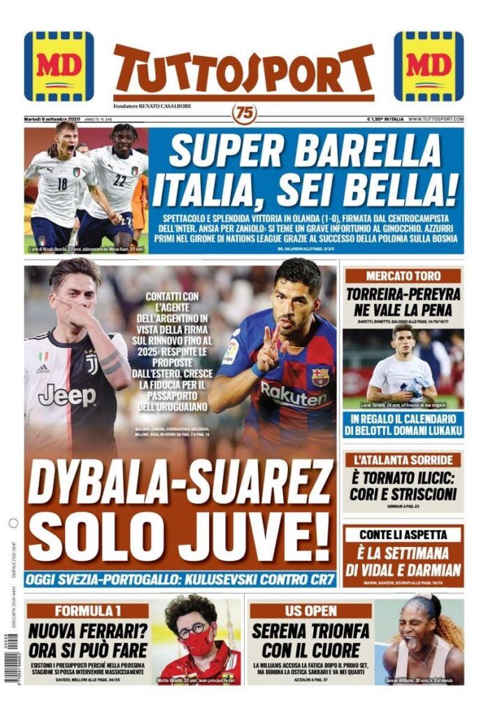 Rassegna stampa Juve: prime pagine quotidiani sportivi - 8 settembre 2020 43 WhatsApp Image 2020 09 08 at 07.58.24