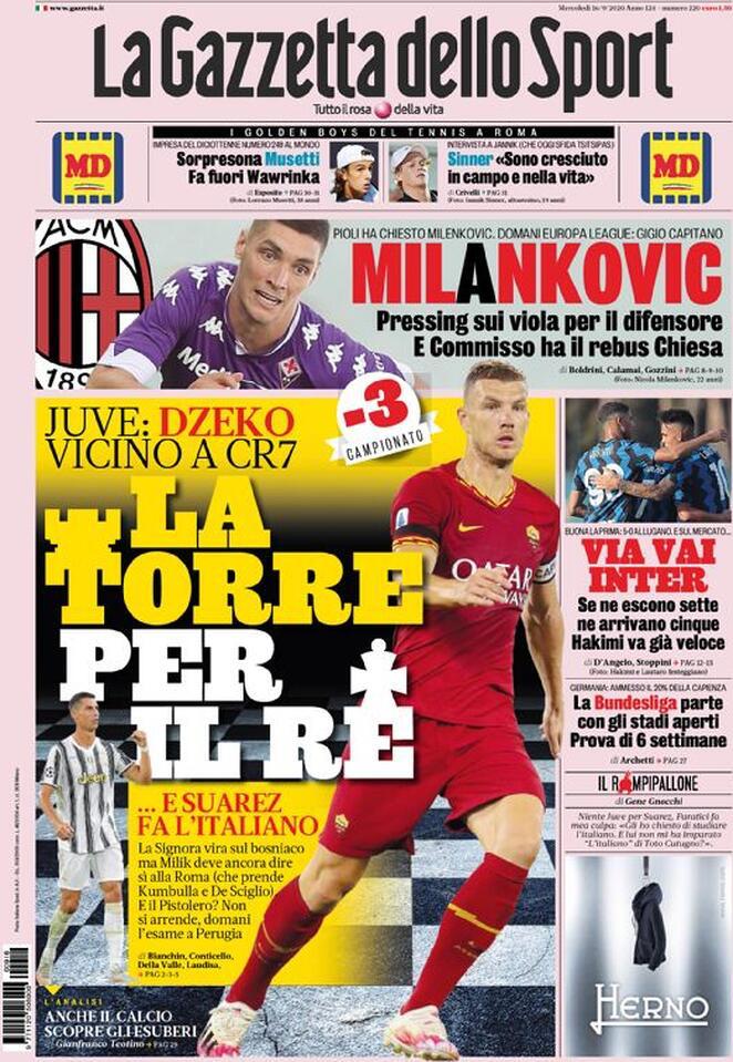 Rassegna stampa Juve: prime pagine quotidiani sportivi - 16 settembre 2020 47 WhatsApp Image 2020 09 16 at 06.45.15