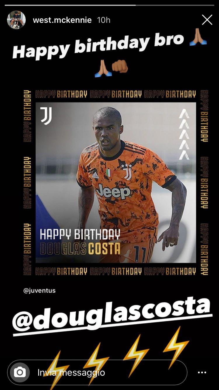McKennie, auguri a Douglas Costa: «Buon compleanno Bro» - FOTO 39 mckennie douglas costa