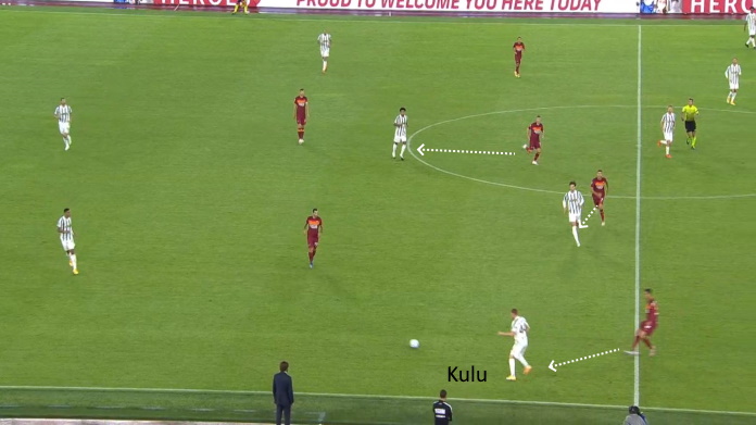 LAVAGNA TATTICA - Chi è più funzionale tra Rabiot e Bentancur nel centrocampo della Juve 47 roma juve cc marcati kulu largo