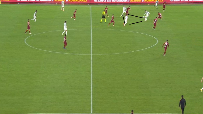 LAVAGNA TATTICA - Le difficoltà di Morata in Roma-Juve 48 roma juve morata e fraseggio sul breve