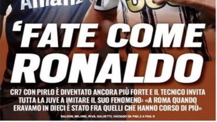 Rassegna stampa Juve: prime pagine quotidiani sportivi - 29 settembre 2020 42 tuttosport 29 settembre 2020