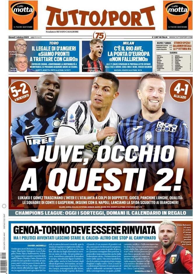 Rassegna stampa Juve: prime pagine quotidiani sportivi - 1 ottobre 2020 43 WhatsApp Image 2020 10 01 at 08.02.25