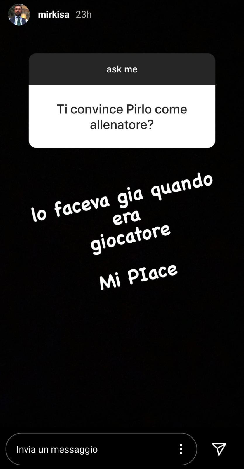 Vucinic e la rivelazione su Pirlo: «Lo faceva già quando giocava» 39 WhatsApp Image 2020 10 13 at 21.19.34