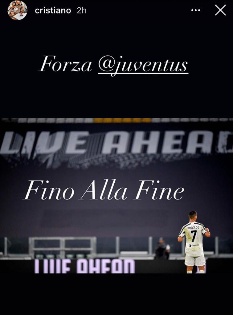 Cristiano Ronaldo carica la sua Juventus: «Fino alla Fine» - FOTO 39 WhatsApp Image 2020 10 17 at 17.28.21