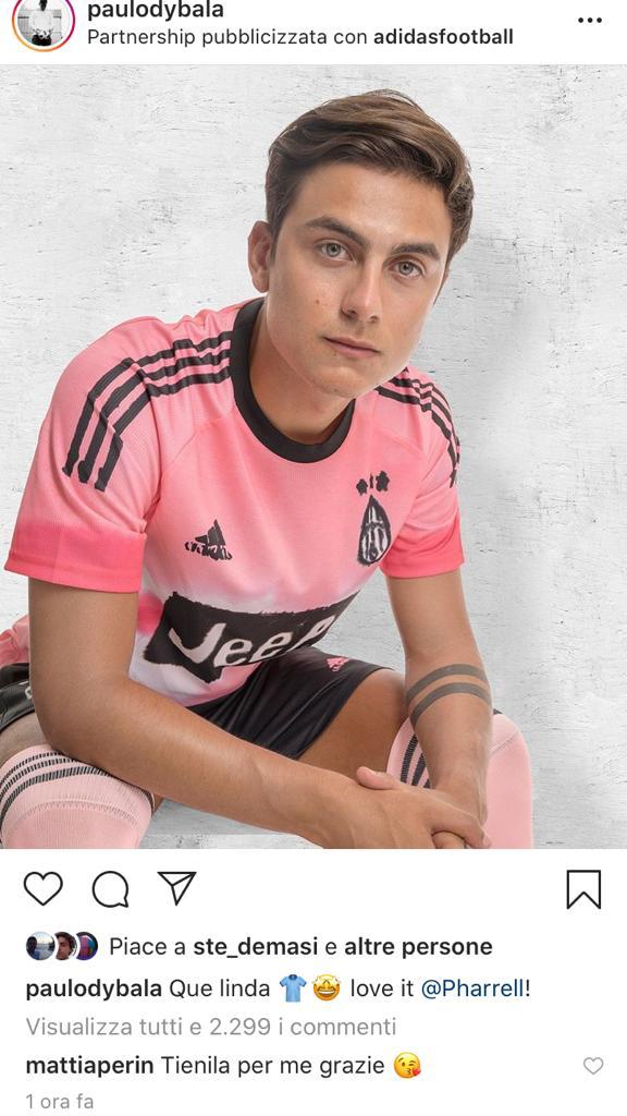 Dybala sfoggia la quarta maglia: Perin se la prenota - FOTO 39 WhatsApp Image 2020 10 23 at 13.37.41
