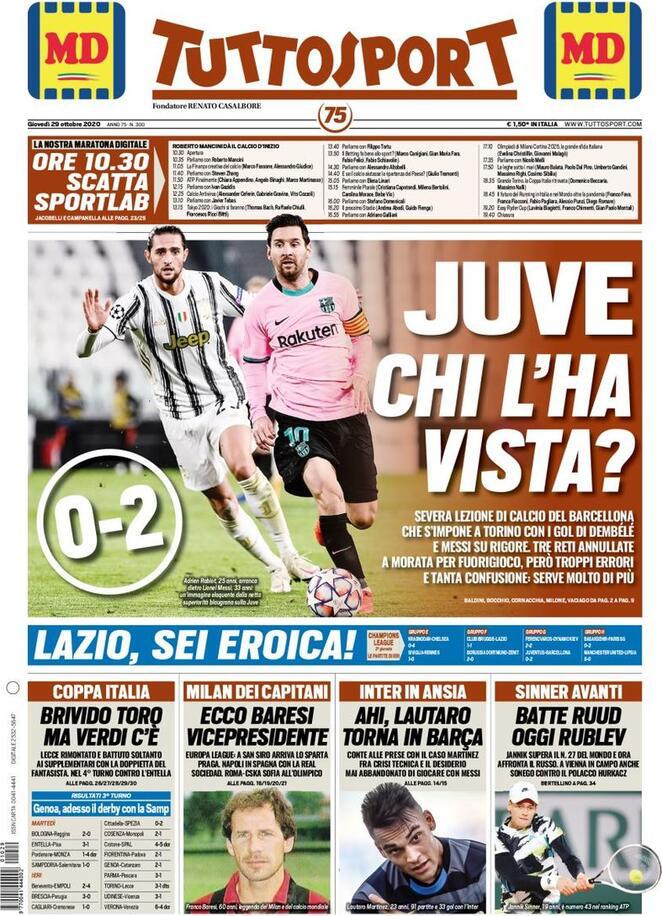 Rassegna stampa Juve: prime pagine quotidiani sportivi - 29 ottobre 2020 44 WhatsApp Image 2020 10 29 at 01.06.06 2