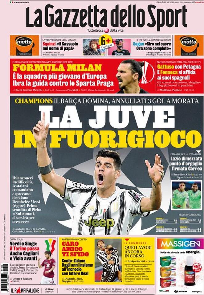 Rassegna stampa Juve: prime pagine quotidiani sportivi - 29 ottobre 2020 43 WhatsApp Image 2020 10 29 at 01.06.07