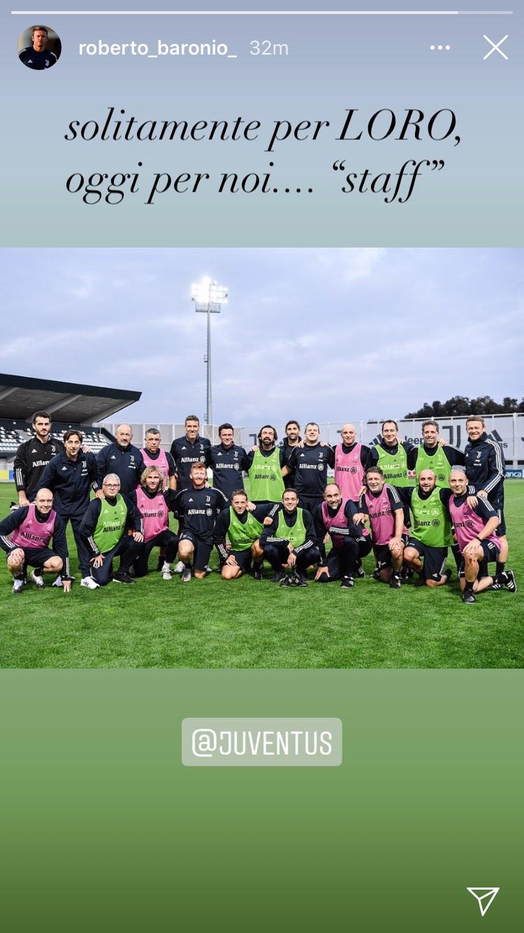Baronio dopo la partitella: «Solitamente per loro. Oggi per noi» - FOTO 39 baronio staff instagram