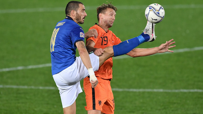 Bonucci: «Avremmo voluto regalare la vittoria a Bergamo» - FOTO 36 bonucci de jong italia olanda