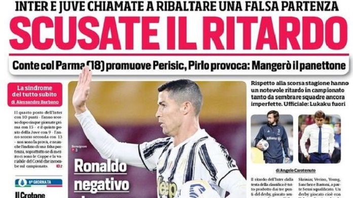 Rassegna stampa Juve: prime pagine quotidiani sportivi - 31 ottobre 2020 42 corriere 11