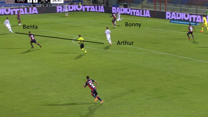 LAVAGNA TATTICA - Juve, non basta un buon Morata: il palleggio ha tanti problemi 47 crotone juve bonucci lancio