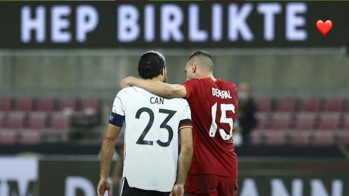 Demiral e l'abbraccio con Emre Can: l'immagine fa impazzire i tifosi - FOTO 38 demiral emre can