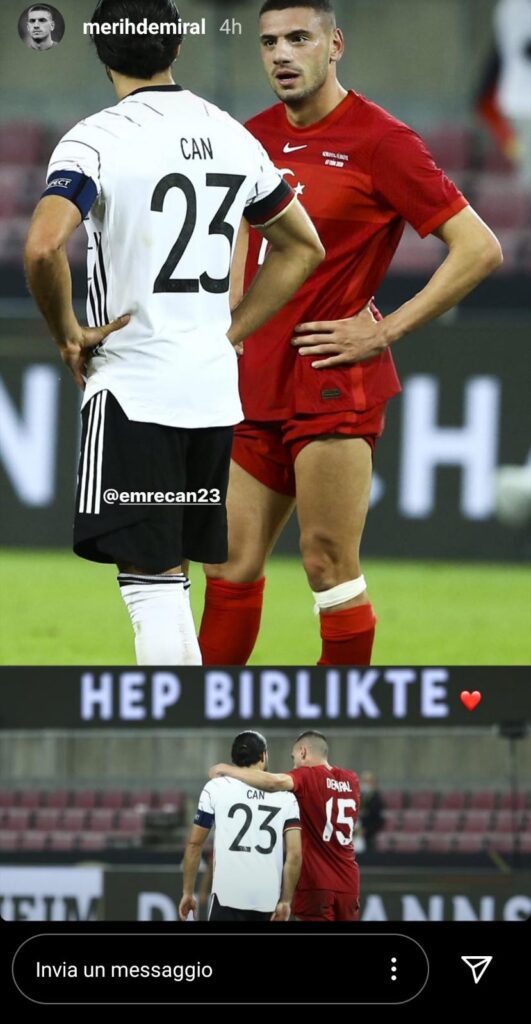 Demiral e l'abbraccio con Emre Can: l'immagine fa impazzire i tifosi - FOTO 39 emre can demiral